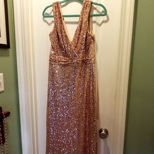 Gown with accessories